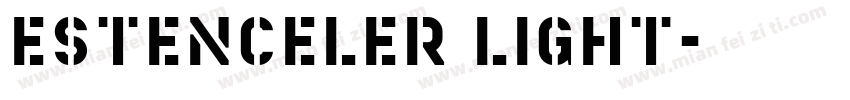Estenceler Light字体转换